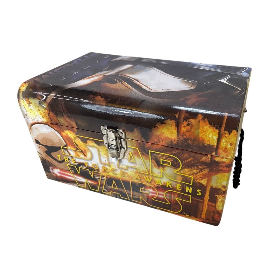 Disney Star Wars Captain Phasma Storage Chest TOY BOX Trunk Rope Handles EUC